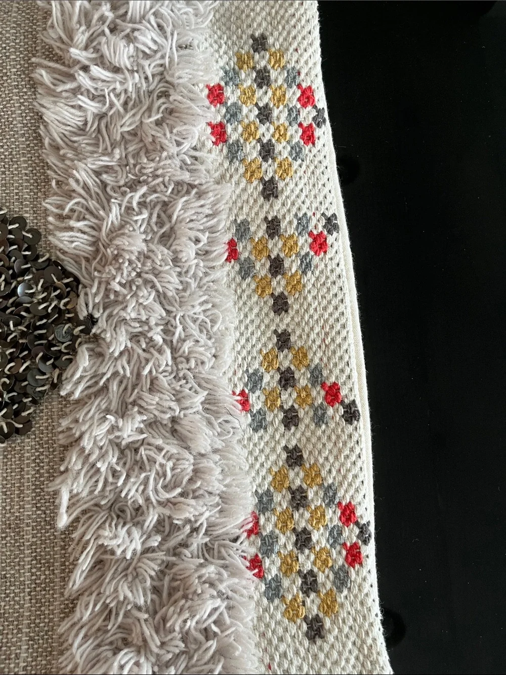 West Elm Neutral Handwoven Accent Pillow Cover